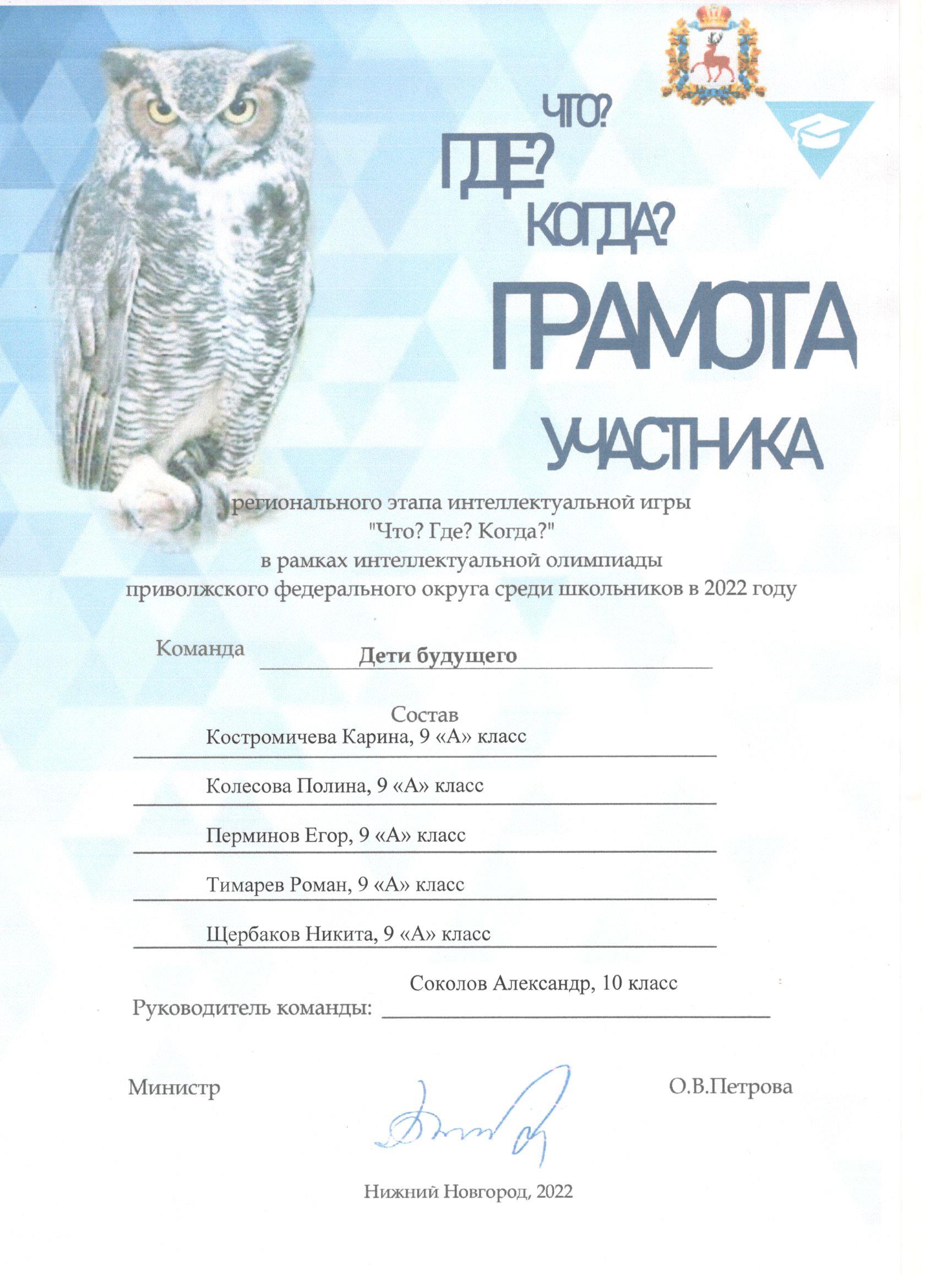 Сценарий что где когда для детей
